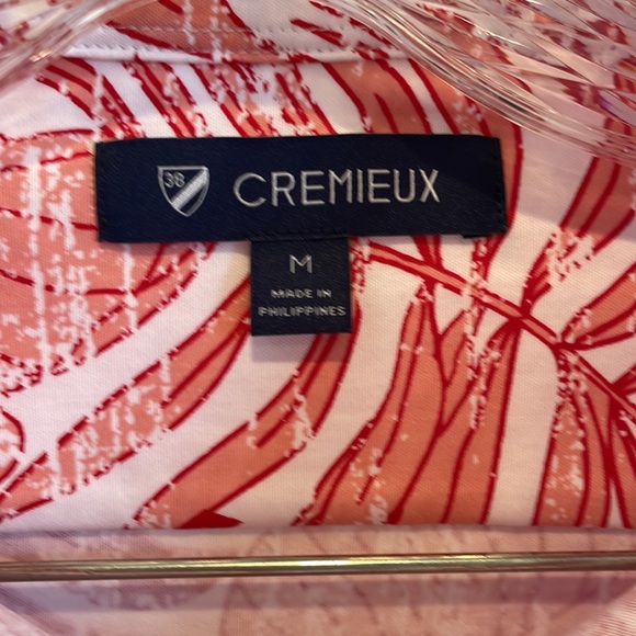 Cremieux Blue Label Sunset Tropical Skies Printed Short Sleeve Shirt NWT - Picture 7 of 9